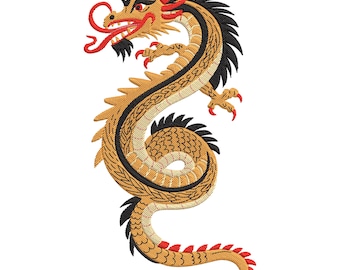 Dragon Embroidery Design, Scary Dragon Eye Embroidery Design, Magic Dragon Machine Embroidery File
