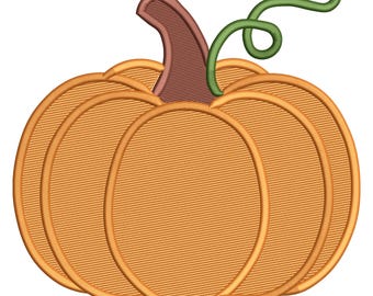 Autumn Pumpkin Embroidery Design, Cozy Thanksgiving Machine Embroidery File, Instant Download