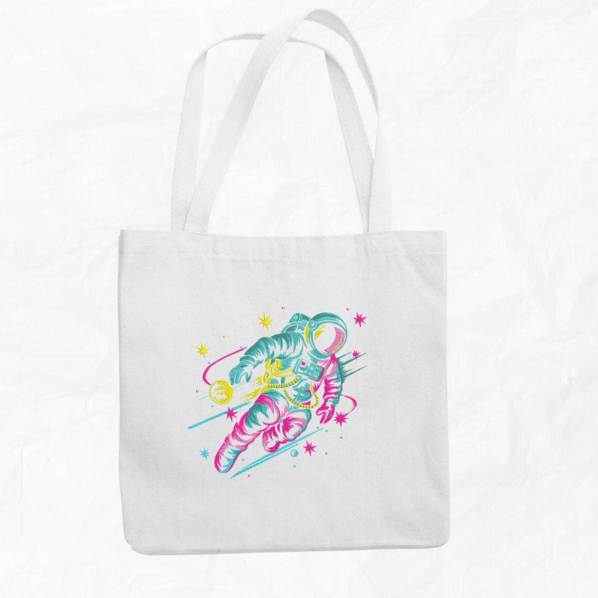 Cosmic Astronaut Embroidery Design, Space NASA Moon Embroidery Files ...