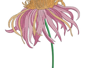Diseño de bordado de flores de margarita, diseño de bordado de mini flores silvestres de margarita, diseños de bordado de primavera para jardín