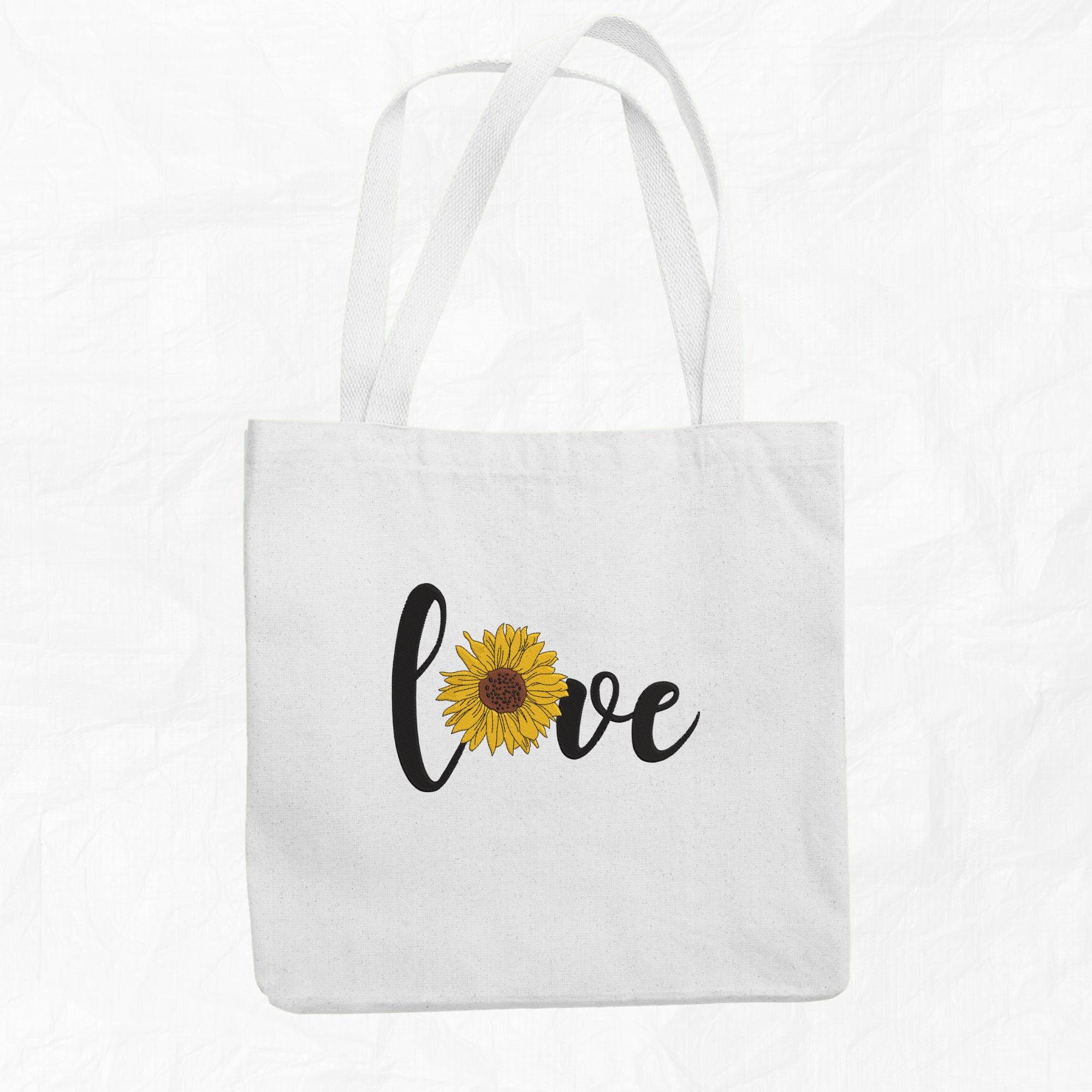 Sunflower Love Embroidery Design, Machine Embroidery Design