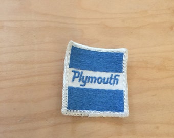 New old stock PLYMOUTH VALIANT service uniform patch