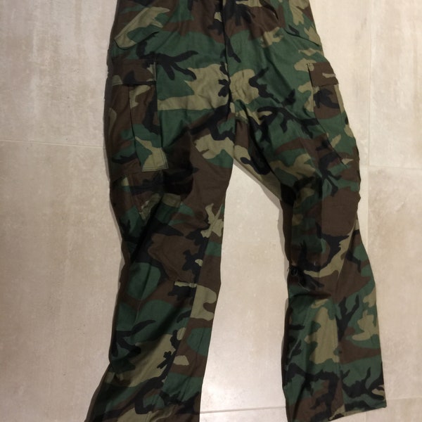 m65 pant, gi,woodland new old stock, medium long,1985