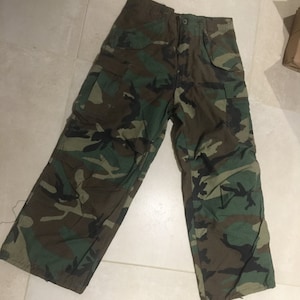 woodland m65 pant, gi,used good small short , 1989