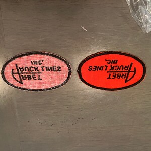 vintage  trucking patch ,abert  trucking inc , 60&#39;S