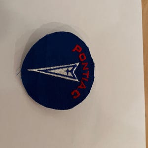 pontiac  vintage  patch , new old stock ,1970&#39;s,no border