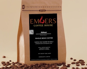 Embers Ablaze Dark Roast Coffee Whole Bean