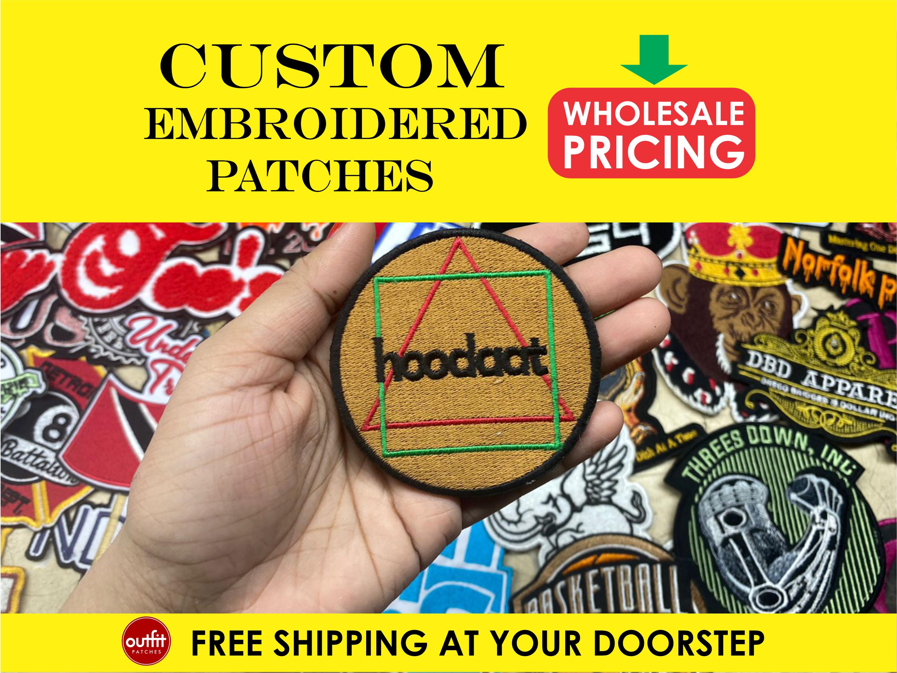Custom Embroidered Patches, Custom Logo Patches, Custom Iron on