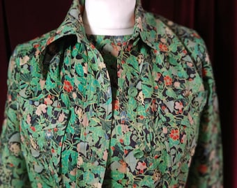 1960s dress and jacket set by Hildebrand in Liberty wool fabric