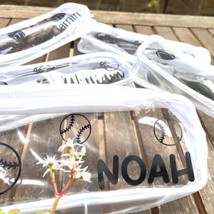 Sport Thema Beutel Personalisierte klare Beutel Goody Bag Kostüm Geschenk Geburtstag Party Favor Beutel Geschenk Benutzerdefinierte Team Sport Liebhaber Geschenkidee für Jungen