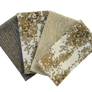 Set of 4 (four) Large Reusable Heavy Weight Linen Dinner Napkins
