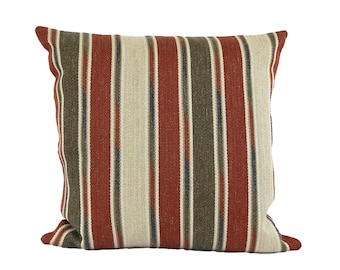 20" Square Striped Pillow Cover