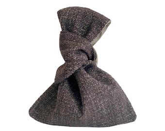 Japanese Knot Bag, Ralph Lauren Italian Wool Tweed