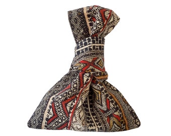 Japanese Knot Bag, Ethnic Print