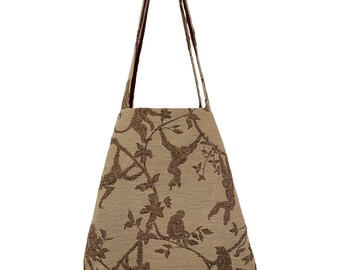 Everyday Tote Bag, Vintage Tapestry, Climbing Monkeys