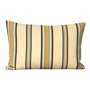 14&quot; x 20&quot; Lumbar Pillow Cover, Neutral Stripes