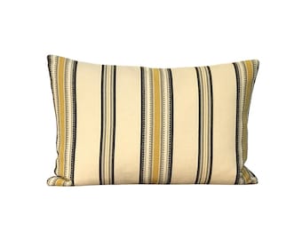14" x 20" Lumbar Pillow Cover, Neutral Stripes
