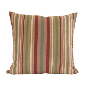 20&quot; square striped pillow cover