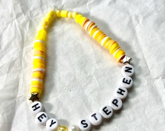 Hey Stephen Bracelet, Swiftie Bracelet, Fearless Era