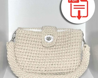 The Encanto Bag – Minimalist Crochet Handbag Pattern | PDF Download