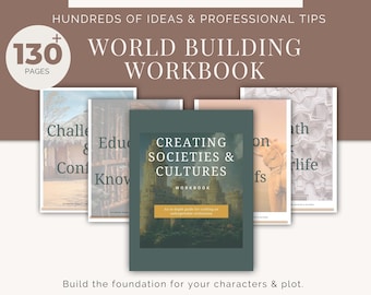 World Building Template | Comprehensive Planner for Fantasy Authors
