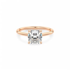 1.5 CT Cushion Cut Moissanite Engagement Ring Cushion Cut Engagement Ring Cushion Solitaire 1.5 CT Cushion Cut Solitaire Engagement Ring