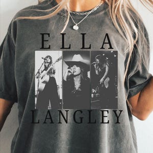 Comfort Colors® Vintage Ella Langley T-Shirt, Band Tee, Country Music Tee, Retro Music Tour Tee, You Look Like You Love Me Tee, Music Tour