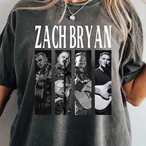 Zach Bryan Comfort Colors T-Shirt: Retro Country Musik T-Shirt