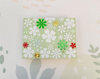 Handmade Greeting Floral Card– All Occasion