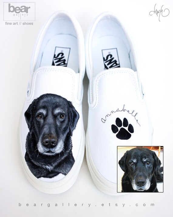 custom dog vans shoes