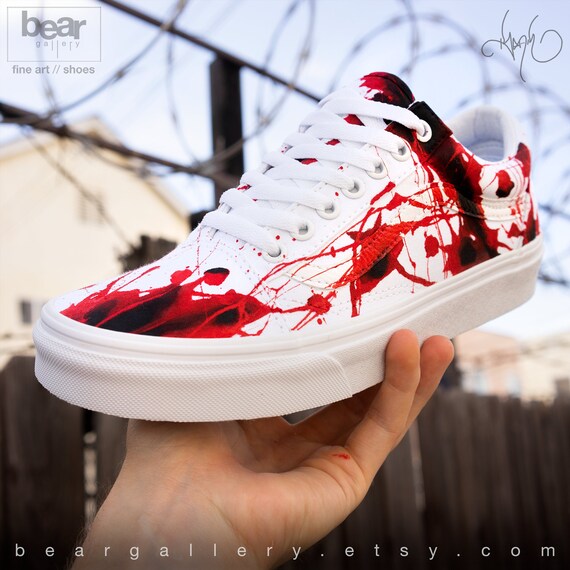 blood slip on vans