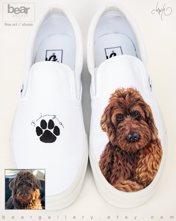 custom dog vans shoes