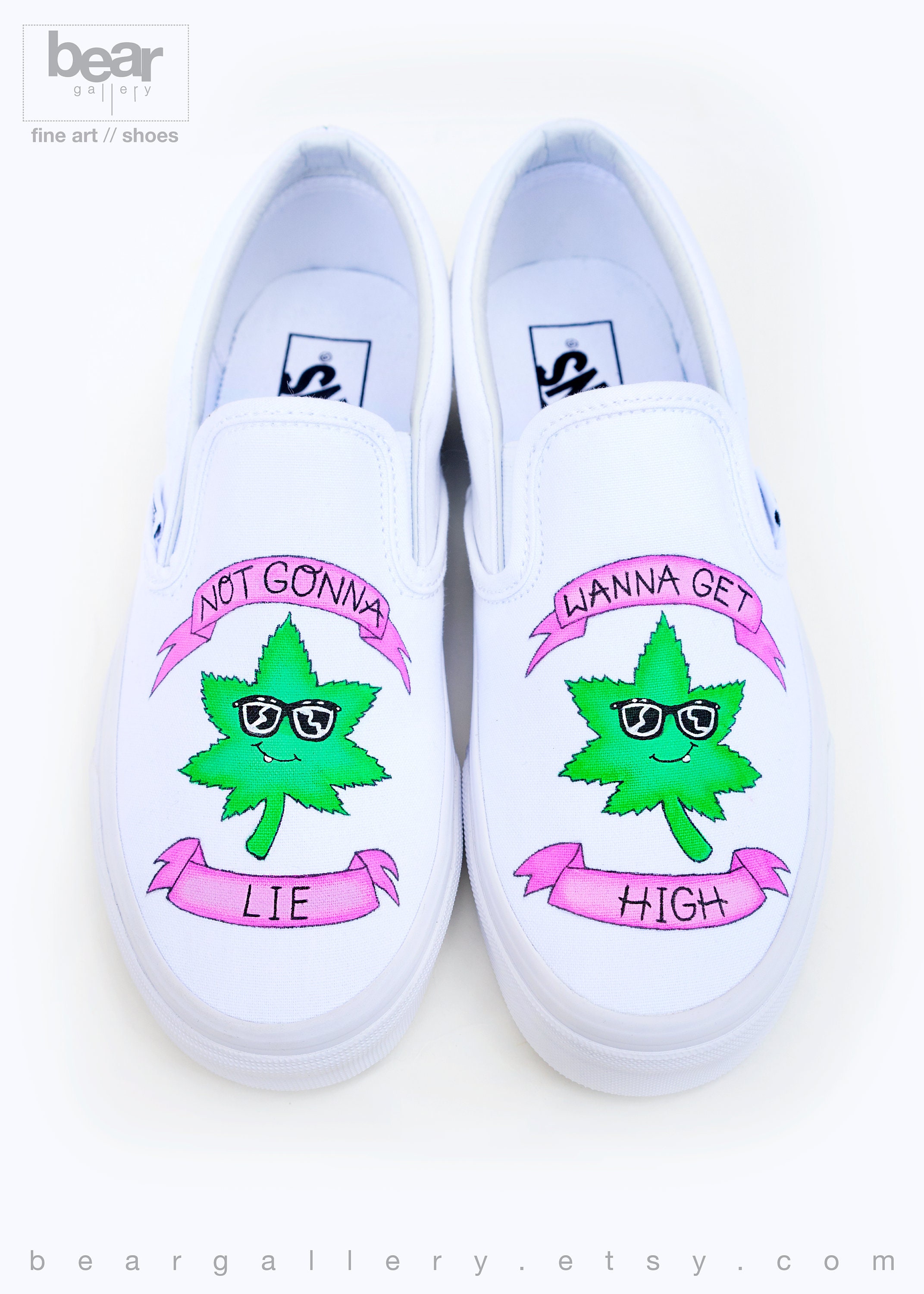 vans pot leaf shoes