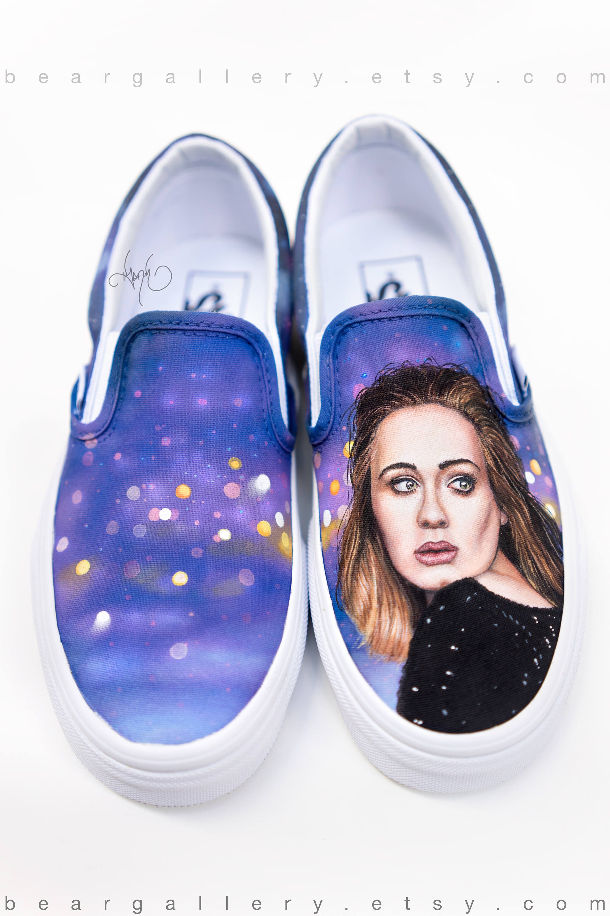 Celebrity Hand Painted Dresses