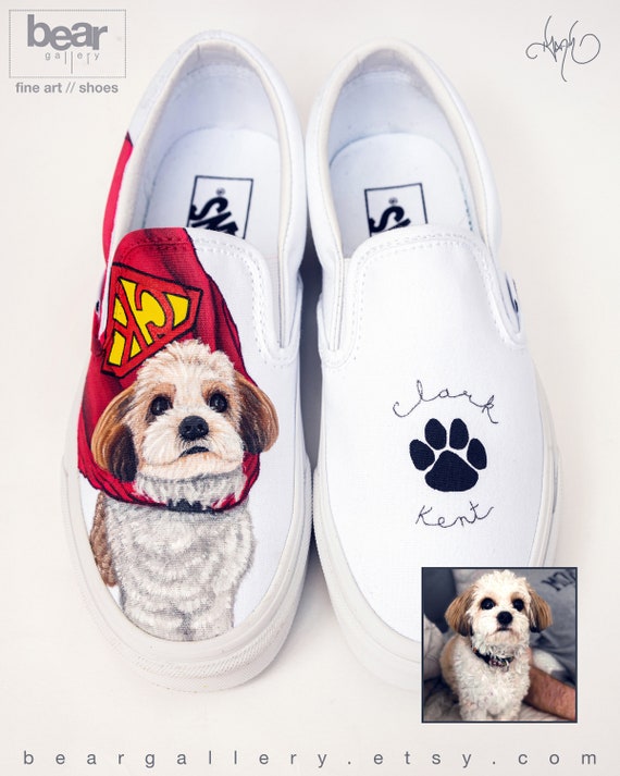 custom dog vans shoes