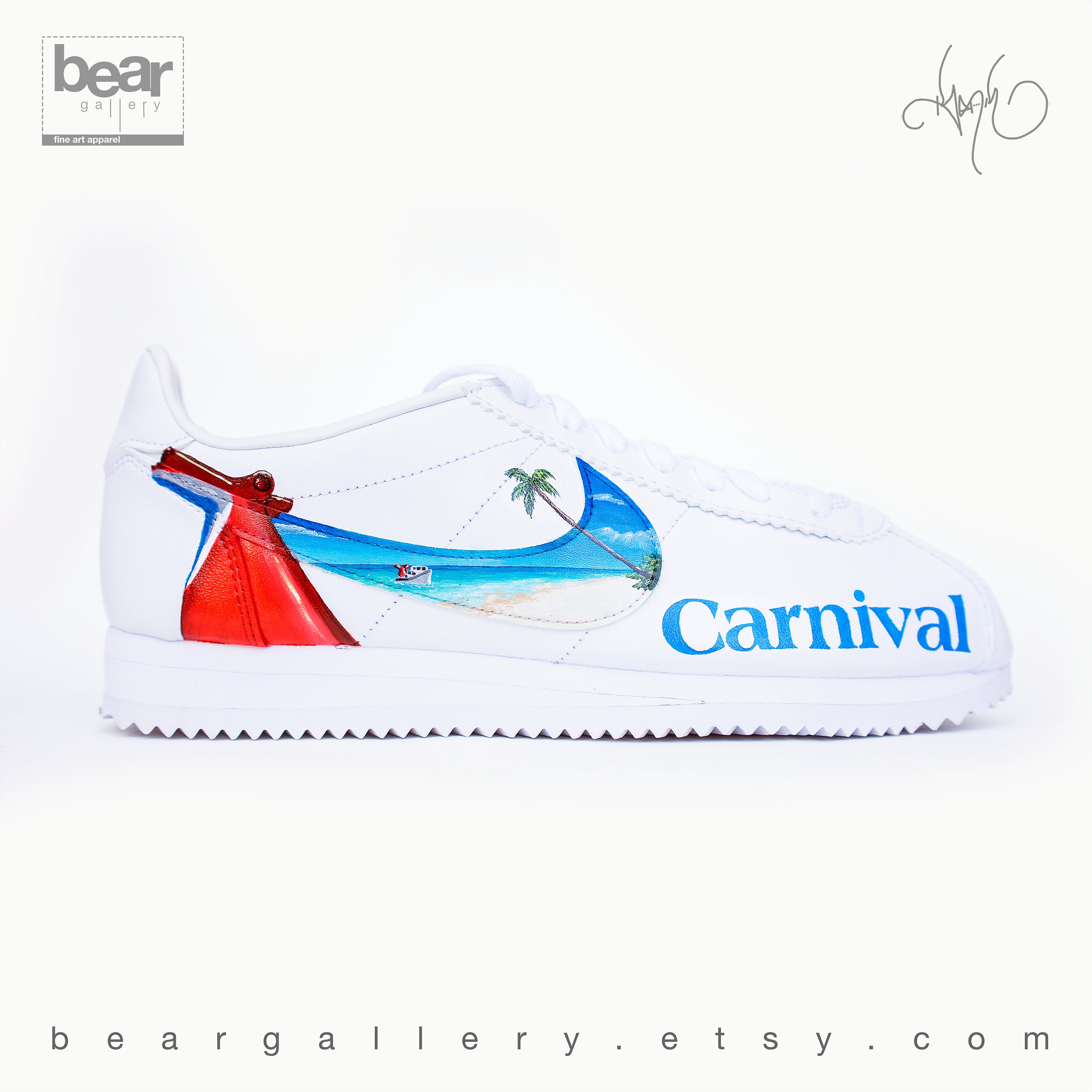 Personalizado Nike Cortez Zapatos Nike pintados a mano | Etsy México