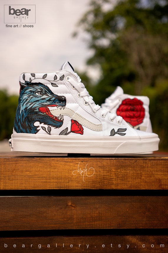 rose wolf vans