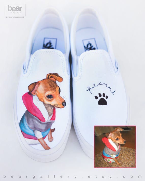 custom dog vans shoes