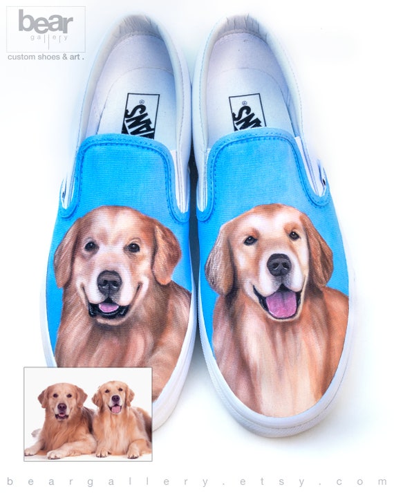 custom dog vans shoes