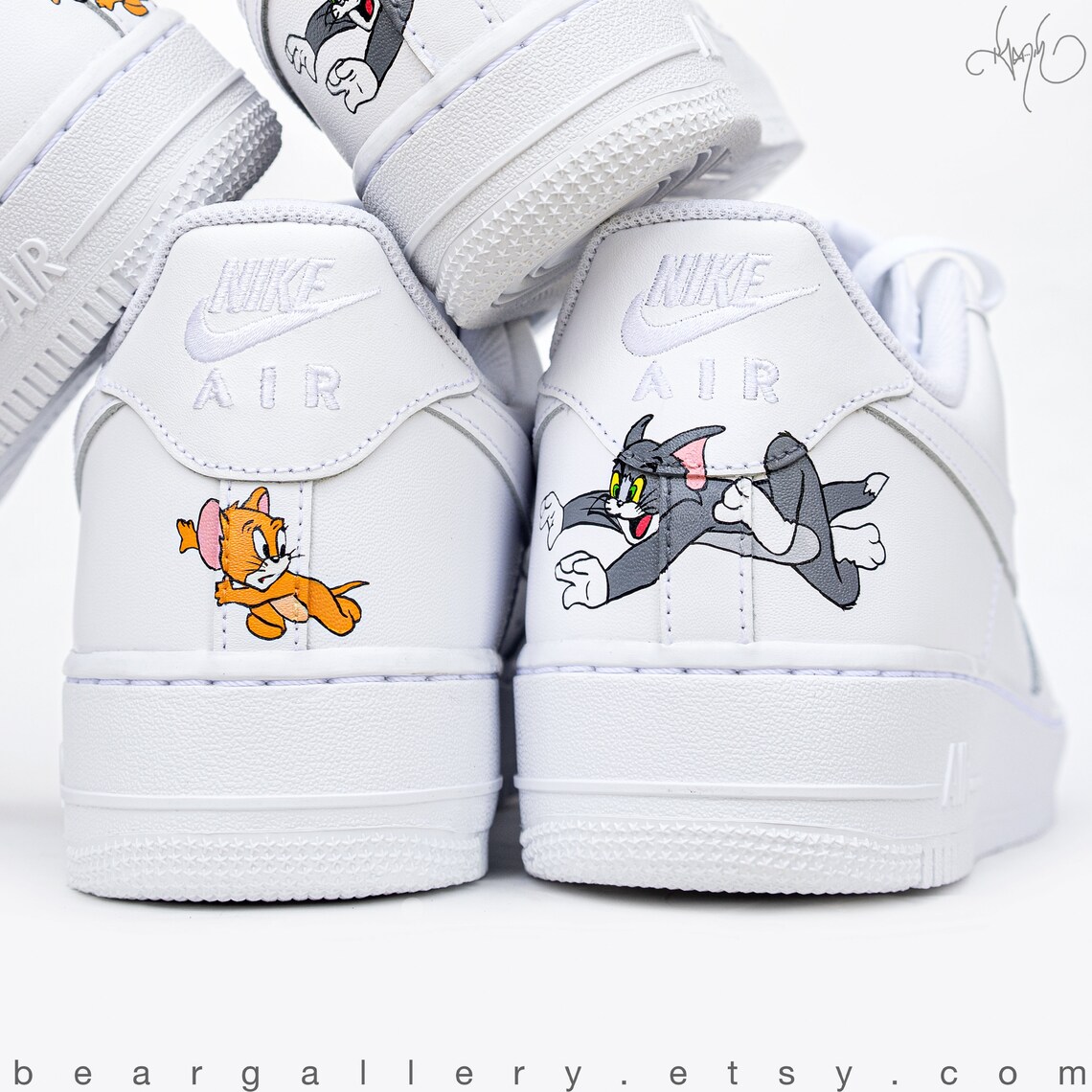 Custom Nike Air Force 1 Hand Painted Nike Shoes Cartoon | Etsy India