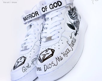 Personalizado Nike Air Force 1 Zapatos Nike pintados a mano | Etsy España