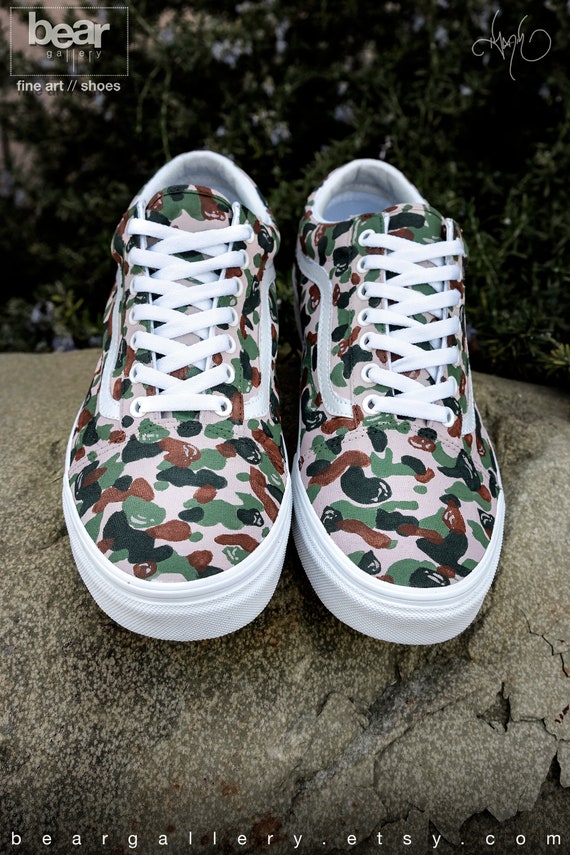 bape vans camo