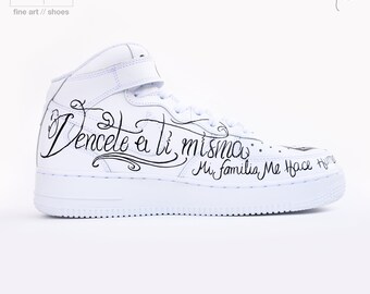 Custom Nike Air Force 1 Hand Painted Nike Shoes Anuel AA | Etsy Australia