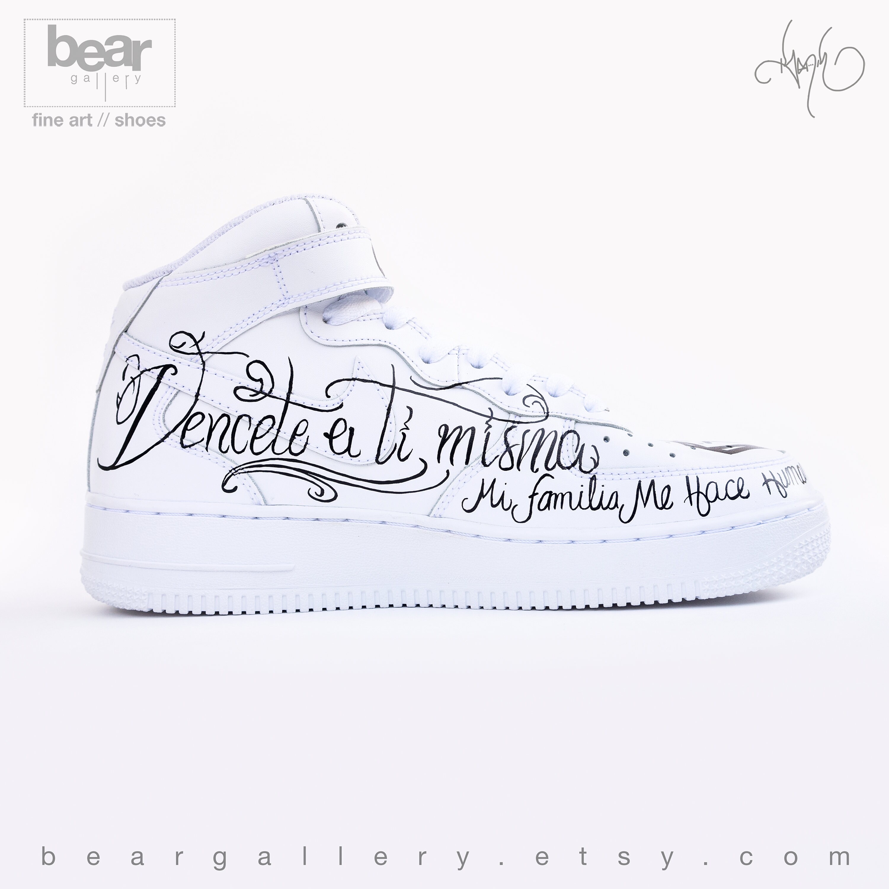 Custom Nike Air Force 1 Hand Painted Nike Shoes Anuel AA | Etsy UK