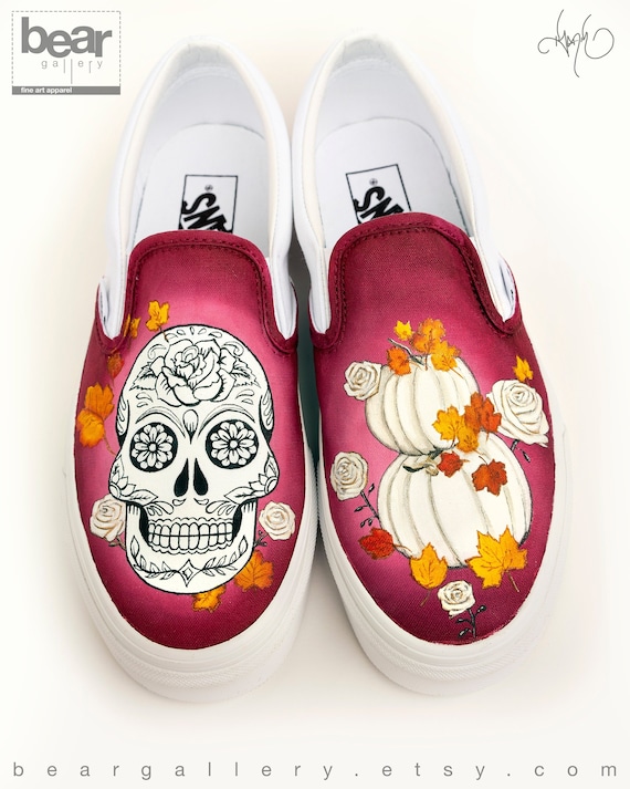 sugar skull shoes vans