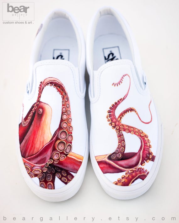 custom art vans shoes