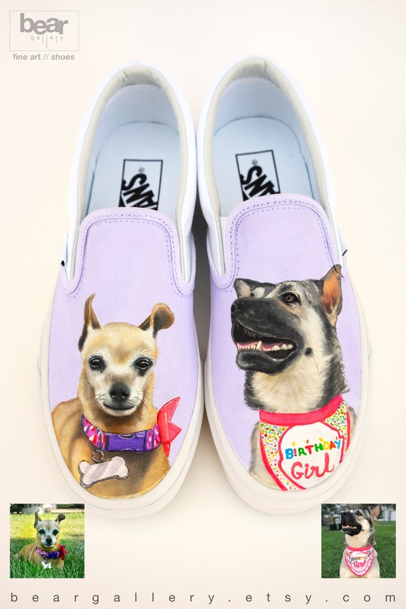 custom dog vans shoes