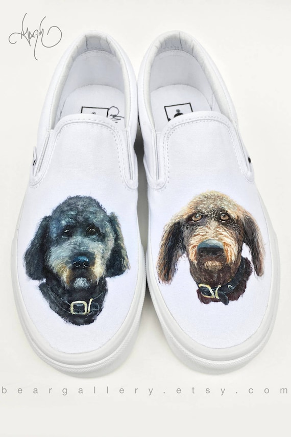 custom dog vans shoes