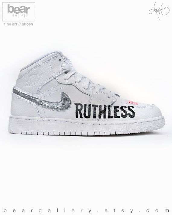 Nike Air Force One AF1 Baffo Glitter Argento
