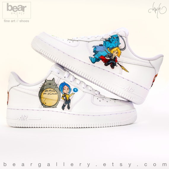 Custom Nike Air Force 1 Mano dipinta Anime Nike Scarpe | Etsy Italia